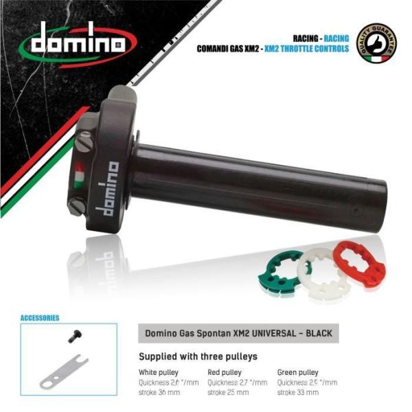 SPECIAL PROMO BUNDLING Gas Spontan Domino XM2 Black & Handgrip Domino A450 Anthracite