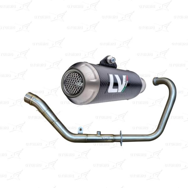 Leovince Knalpot Racing Fullsystem Kawasaki Ninja 250 SL / Z 250 SL with Drake Header Stainless Original