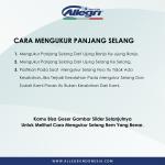Allegri Selang Rem Motor 2 Line Universal Made In Italy - Naked
