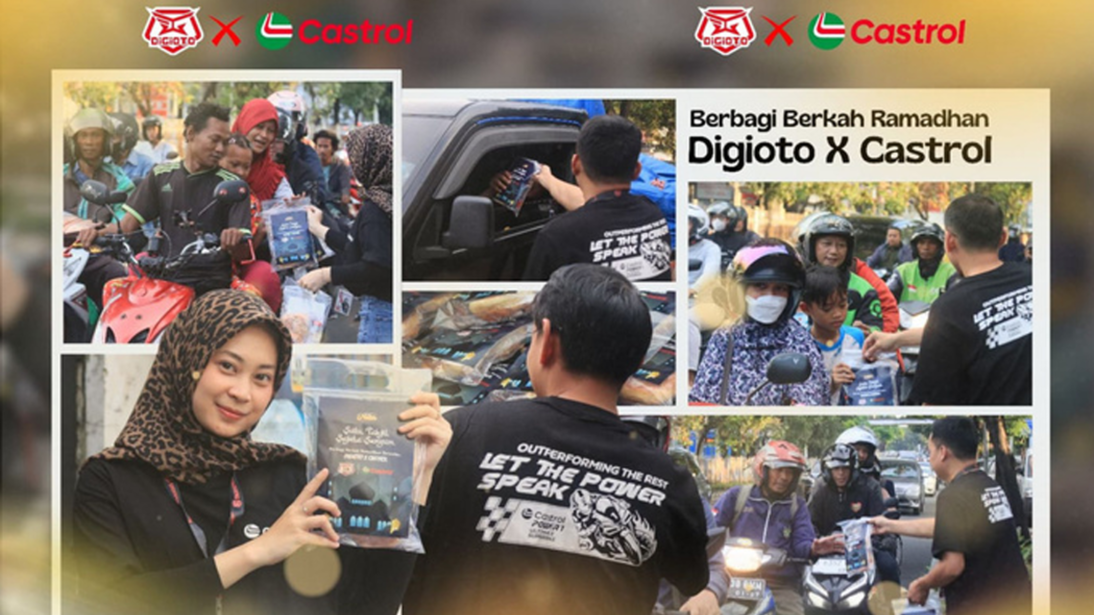 digioto berbagi takjil dengan castrol