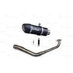 Leovince Knalpot Fullsystem Yamaha Nnmax N max New with Drake Header Stainless Original