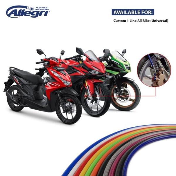 Allegri Selang Rem Motor Custom Universal - 1 Line