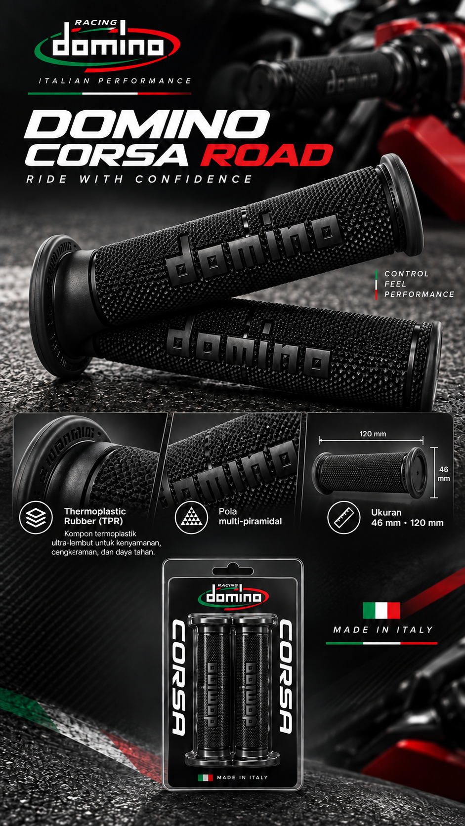 Handgrip Domino Corsa Grips Original Universal