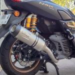 Leovince Knalpot Fullsystem Yamaha Nnmax N max New with Drake Header Stainless Original