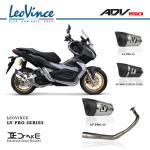 Leovince Knalpot Racing Fullsystem Honda ADV150 150 with Drake Header Stainless Original