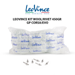 Leovince Kit Wool Glass Wool Rivet 450Gr Knalpot Leovince Gp Corsa/Evo Original