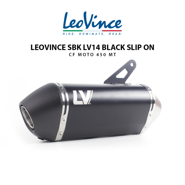 Knalpot Racing Leovince SBK LV14 Slip On CF Moto 450
