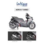 Knalpot Racing Matic Leovince LV Scoot Fullsystem Yamaha Nmax New Neo Turbo Aerox New Alpha Turbo with Drake Header Stainless Original