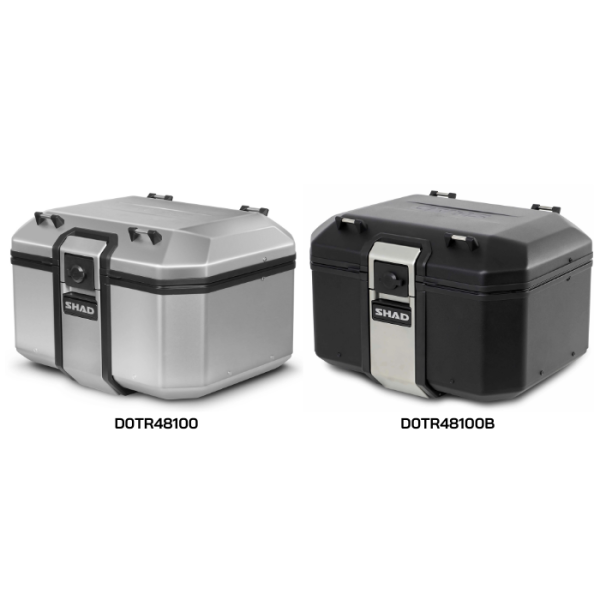 Box Motor Shad Top Case Terra TR48 TR 48 Forged Alumunium Black Edition