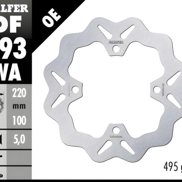 Disc Brake Galfer Fixed Belakang ZX6R/ZX10R'23 220mm Disc Wave
