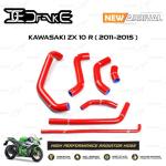 Selang Radiator Drake Kawasaki Ninja ZX10R ZX 10R '11-'15 Radiator Hose