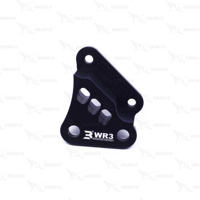WR3 Bracket Kaliper Brembo Depan Kawasaki Ninja 250 Fi 2018 - Hitam