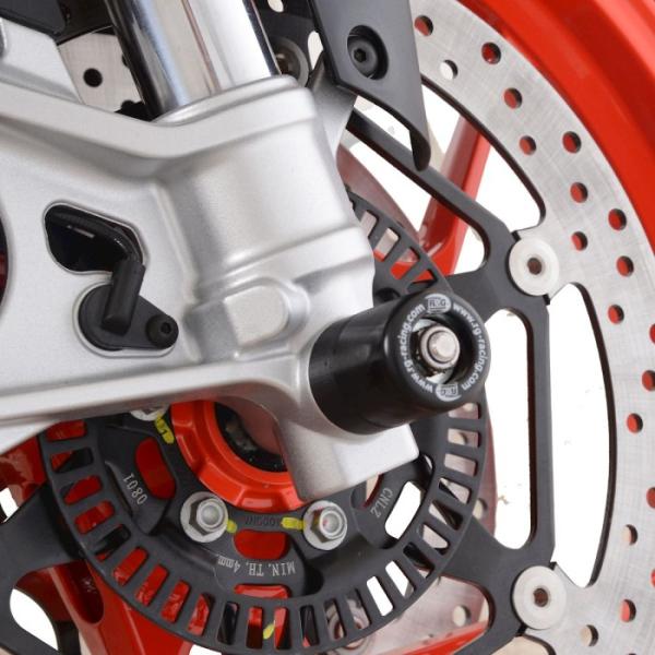 Axle Slider R&G RS600'21 / Tuono 660'21 Fork Protectors FP0249BK