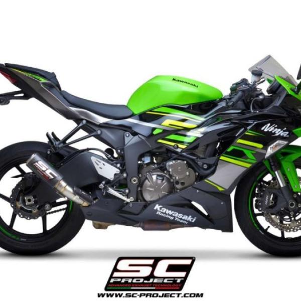 SC Project Slip On CRT Carbon Kawasaki ZX6R '19-'21