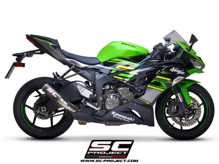 SC Project Slip On CRT Carbon Kawasaki ZX6R '19-'21
