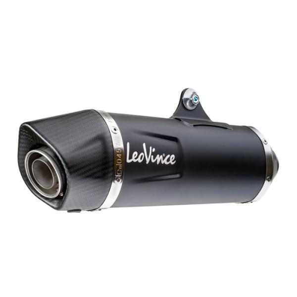 Knalpot Leovince Vespa GTS 300 Super Nero Full System