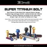 Drake Titanium Baut Corsa Series M6 Universal