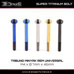 Drake Titanium Baut Tabung Minyak Rem Wr3,Tabung Brembo