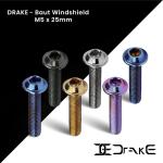 Drake Titanium Baut Windshield/Visor/Tameng Motor/Baut Body