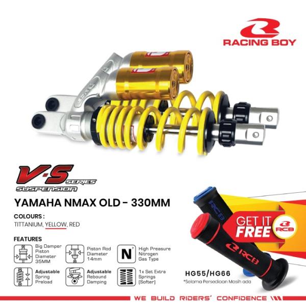 Shock Shockbreaker Racing Boy RCB VS Series Nmax 335 mm