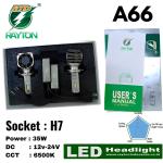 Lampu Depan Motor RTD Rayton Original A66 H7 White 6500k LED