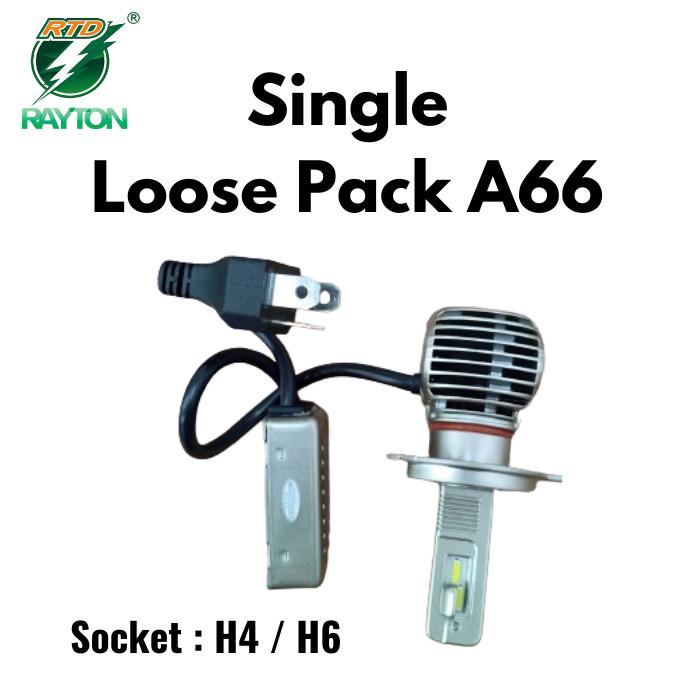 Lampu Depan Motor RTD Rayton Original A66 H4 H6 White 6000k LED