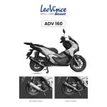 Knalpot Racing Matic Leovince LV Scoot Fullsystem Honda Vario PCX ADV 160 with Drake Header Stainless Original