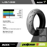 Ban Motor Aerox ADX Poljose S205 100/80 110/80 120/70 140/70 Ring 14