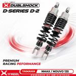 Shock Shockbreaker XWheel D-2 D2 Series Nmax 155 Nouvo 135 Aerox 305mm Non Tabung