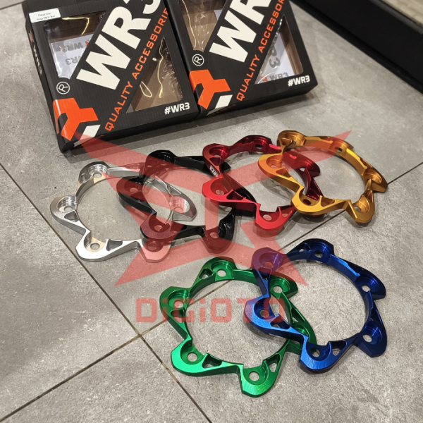 Cover Sprocket Flange Gear Belakang WR3 Ninja 250 Fi Old New Z250 R25 MT25 R6 R1 MT09