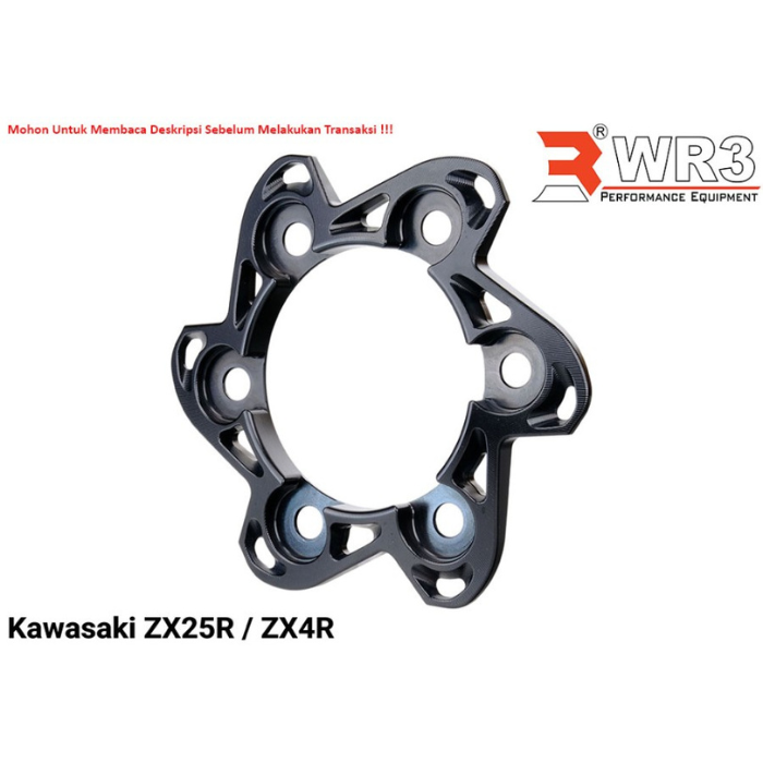 Cover Sprocket Flange Gear Belakang WR3 ZX25R ZX 25R ZX 25