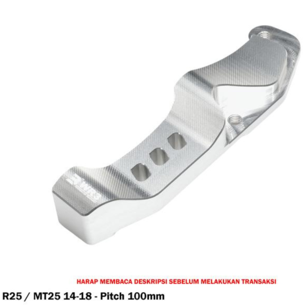 Braket Bracket Kaliper Radial Depan WR3 R25 MT25 MT 25 Old '14-18 Pitch 100mm