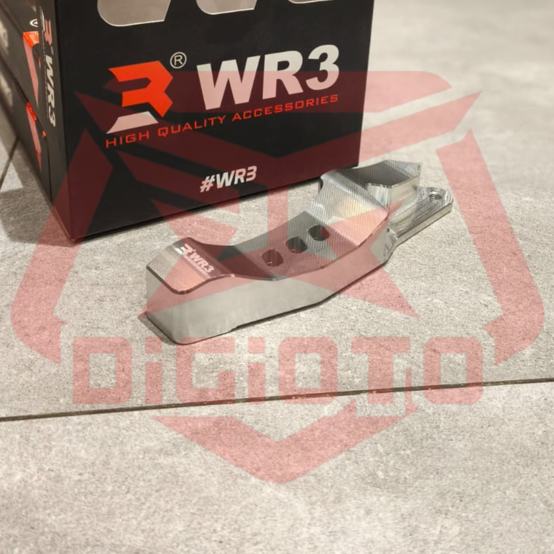 Braket Bracket Kaliper Radial Depan WR3 Ninja 250 Fi New '18 Up Pitch 100mm