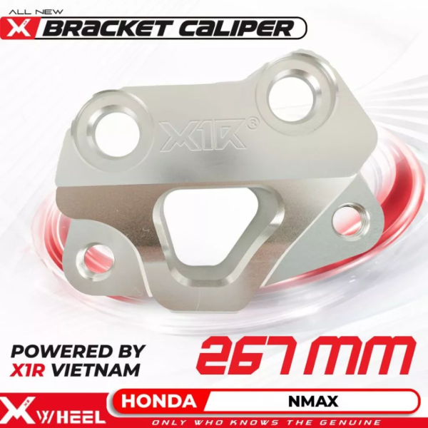 Braket Bracket Kaliper 4 Piston Depan XWheel Nmax Aerox Disc 267mm