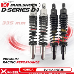 Shock Shockbreaker XWheel D-1 D1 Series Supra 110 125 Revo Absolute Fit 335mm Non Tabung