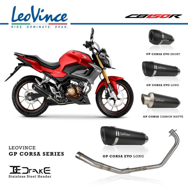 Leovince Knalpot Fullsystem Honda CB 150 R